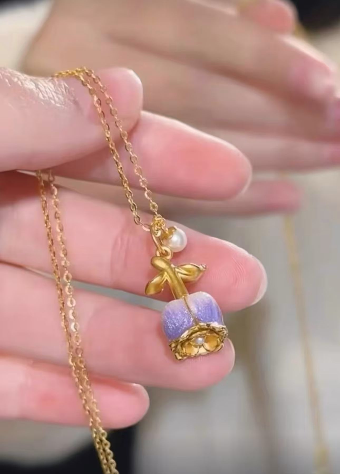 Blooming Rose Necklace | Imported