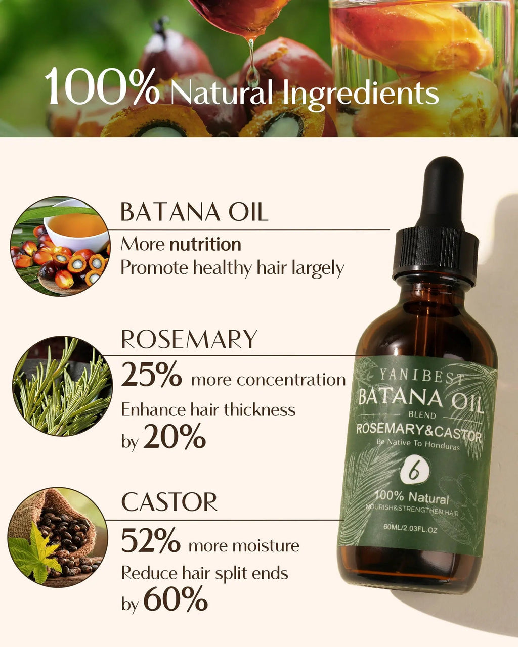 Batana Hair Oil - Unisex (50 ml)