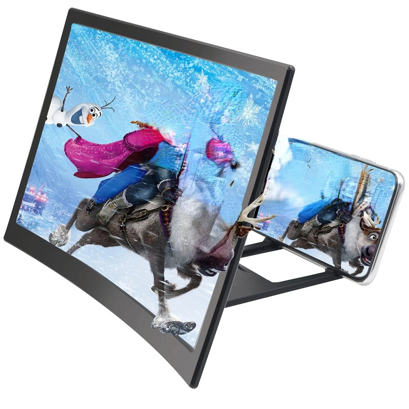Curved Mobile Phone Screen Magnifier