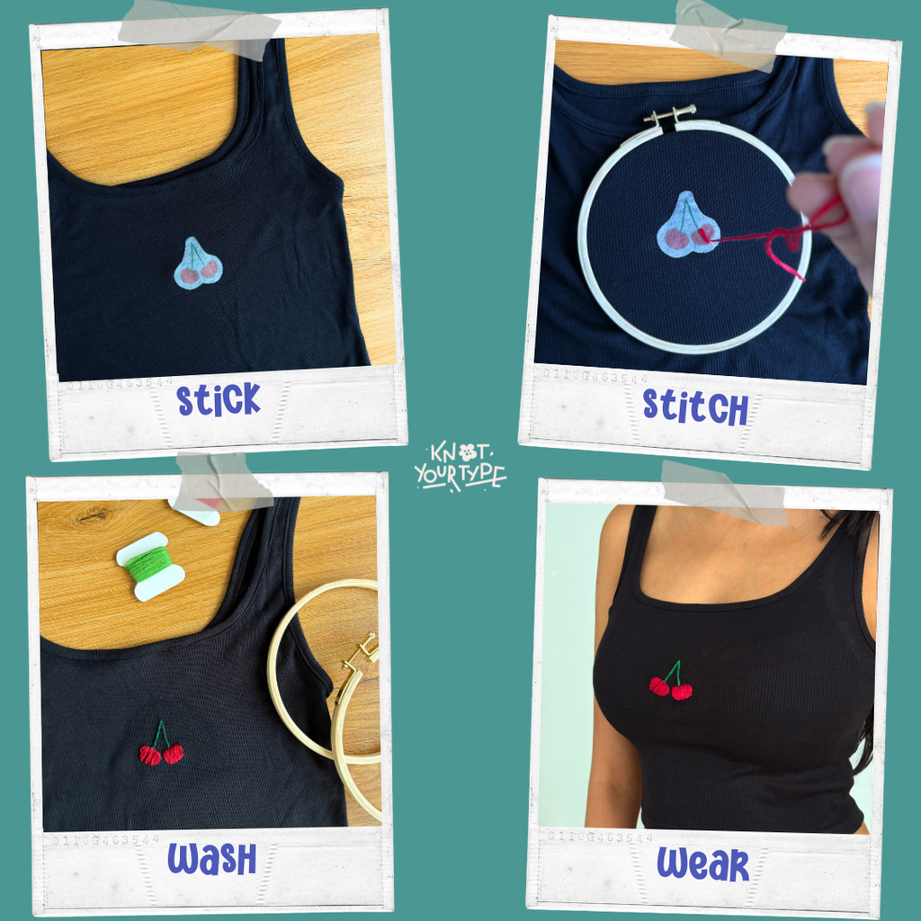 Embroidery Stickers Set