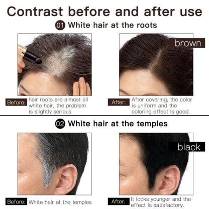 2 in 1 Long Lasting + Water Proof Hair Comb Dye Pen