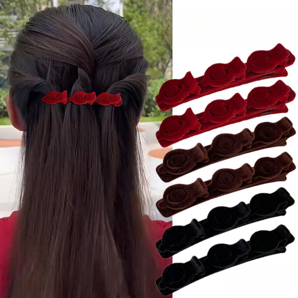 🌸Flocking Braided Hair Clip