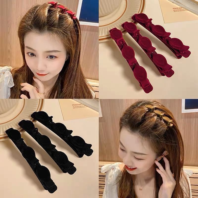 🌸Flocking Braided Hair Clip