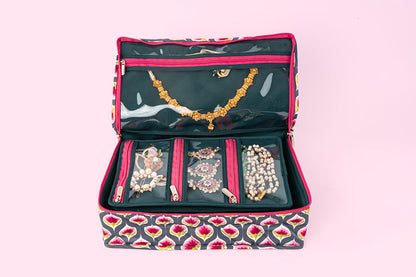 Jewellery Organiser (7P) - Purple Bloom