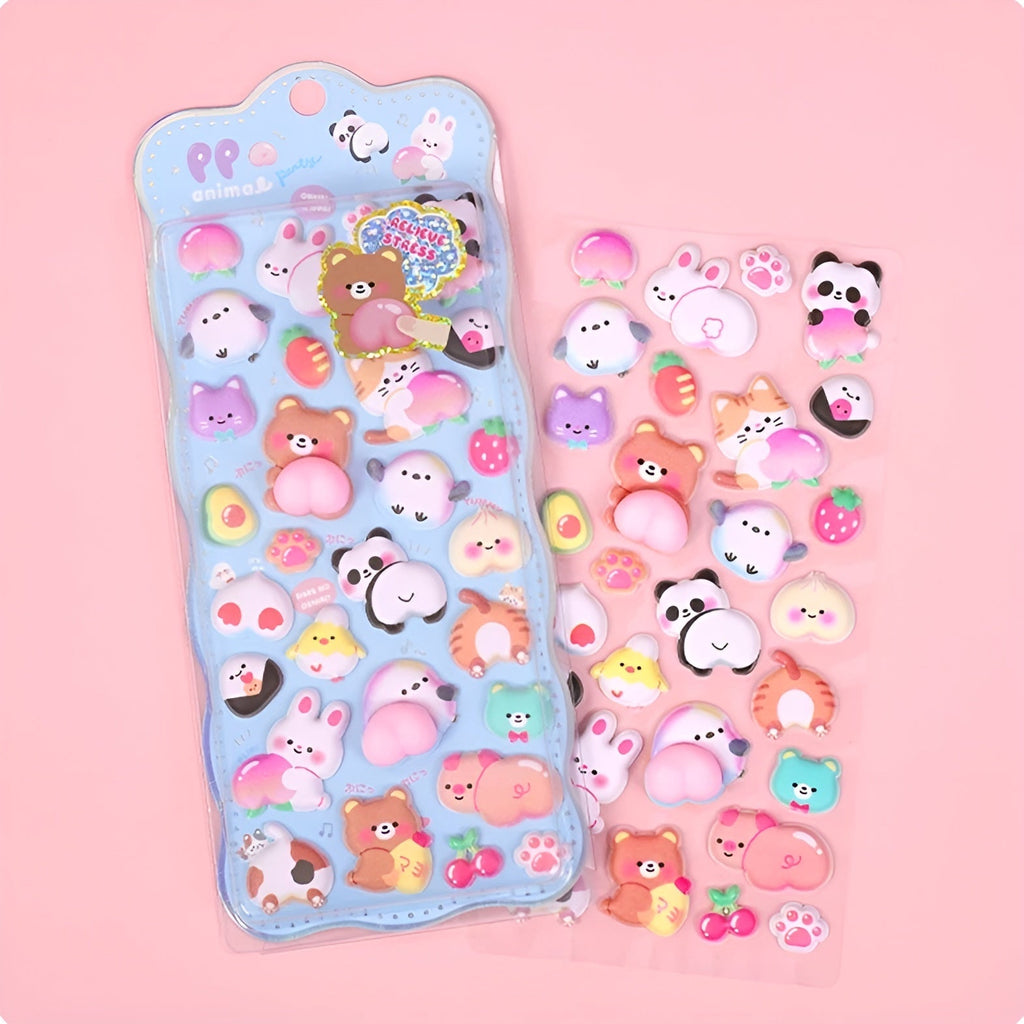 Mochi Mochi Puffy Stickers - Squishy Edition