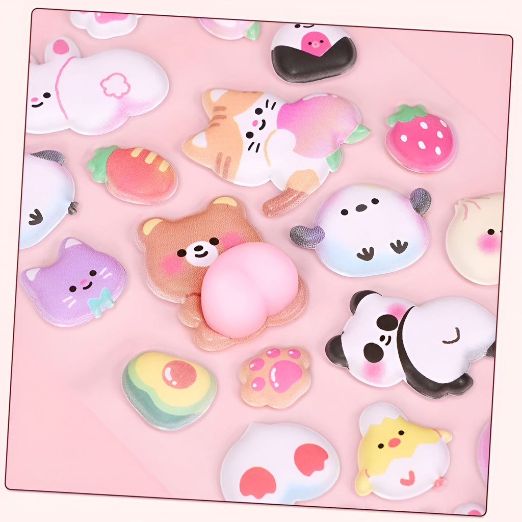 Mochi Mochi Puffy Stickers - Squishy Edition
