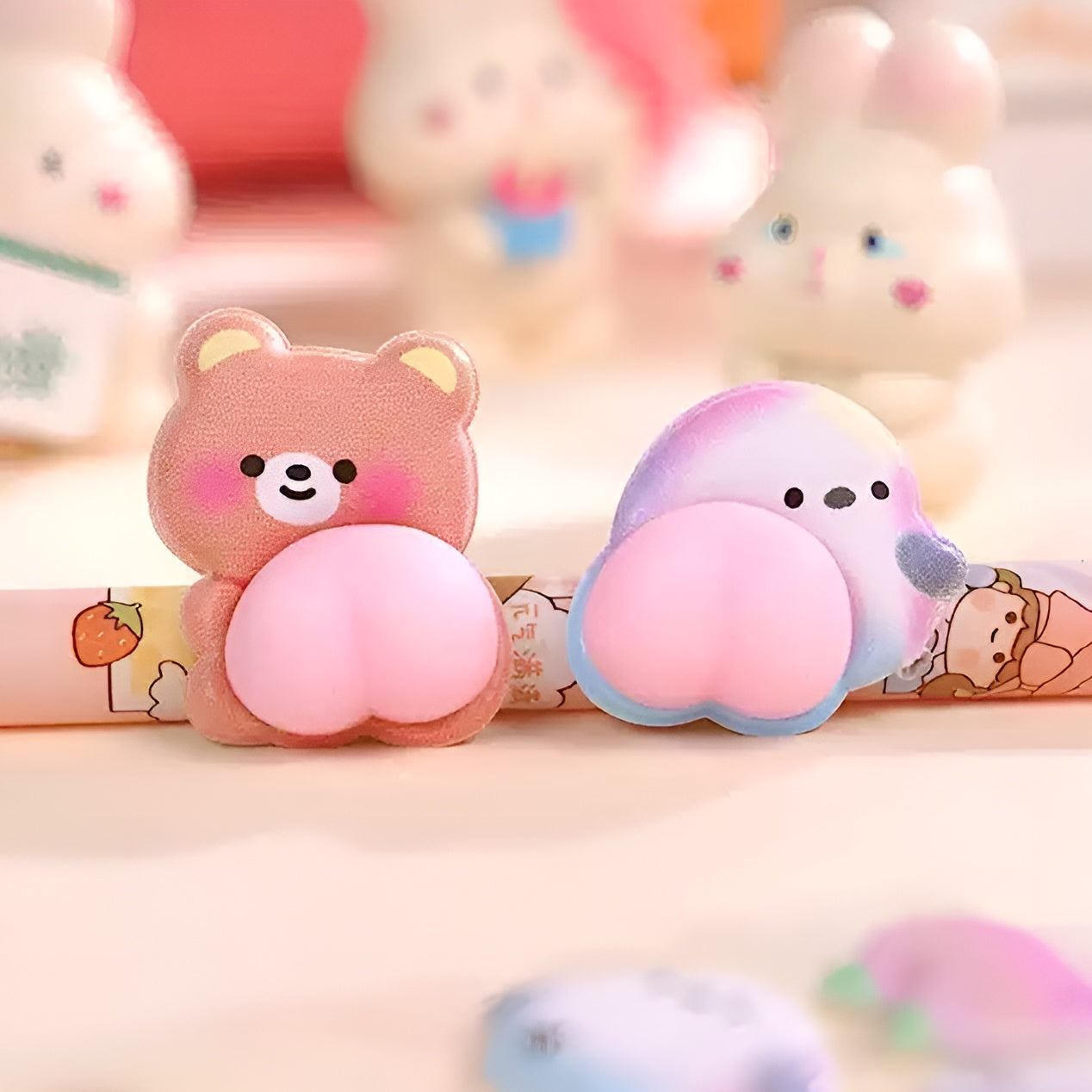 Mochi Mochi Puffy Stickers - Squishy Edition