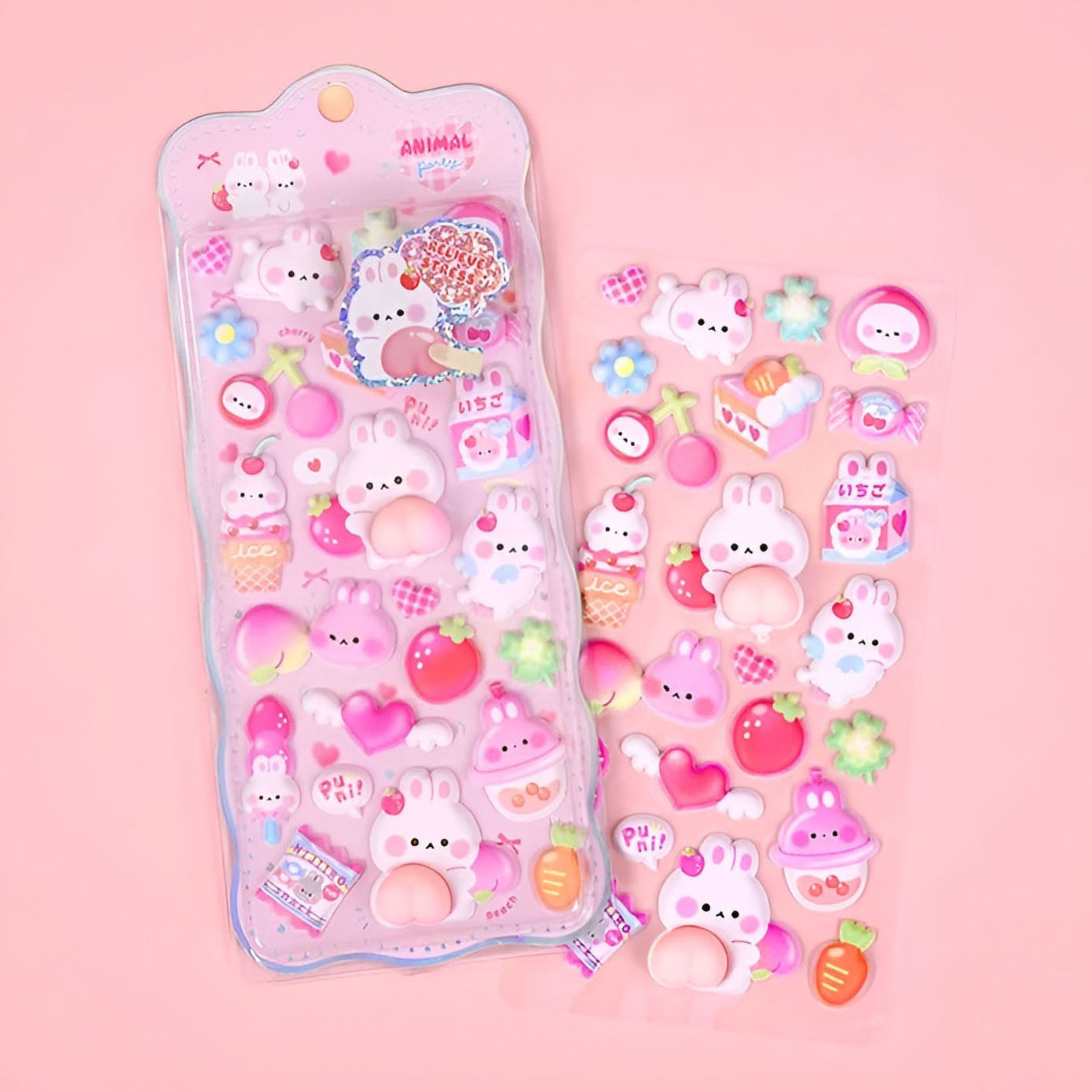 Mochi Mochi Puffy Stickers - Squishy Edition