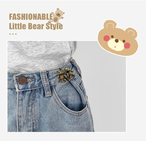 Cute Bear Clips for Pants
