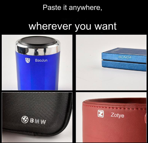 Car Interior Stickers (Pack of 4)