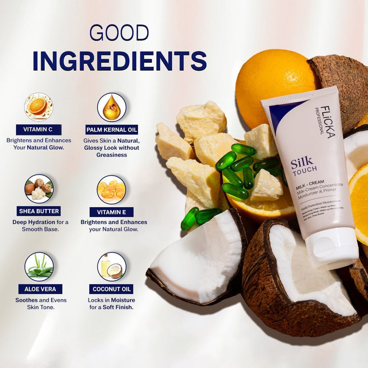 Flicka Silk Touch Concentrate - Primer and Moisturizer