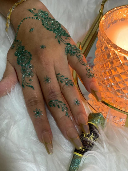 Pack of 3 Glitter Henna |  Enhance the Eid Festive