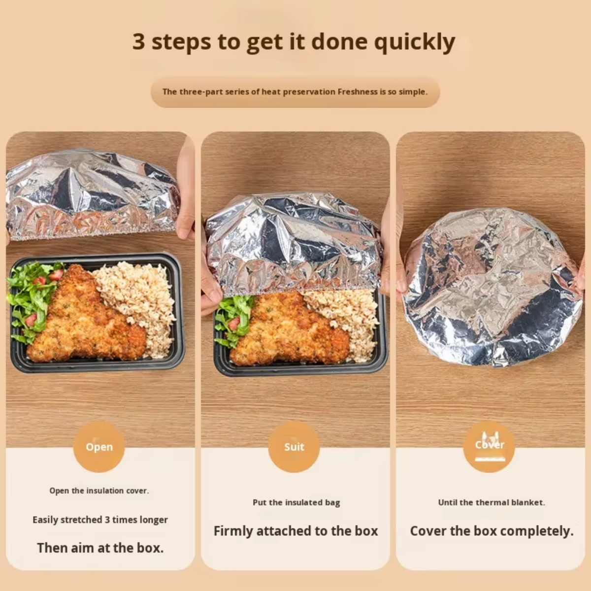 Reusable Stretch Foil Cover