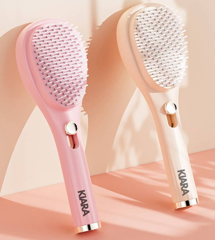 Pro - Self-Cleaning Hairbrush with Built-In Scalp Massager