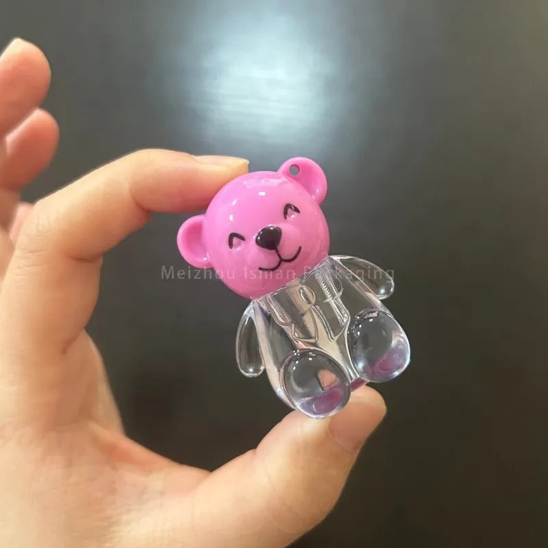 Teddy bear  Lip gloss Key Chain